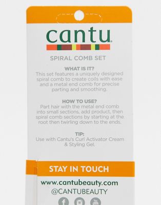 Cantu Style Part & Twist Comb Set /36