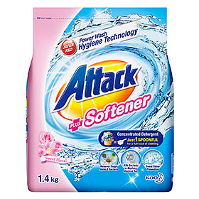 Attack Pow Deter+Softener Sweet Floral 1.4Kg/8