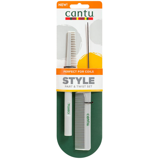 Cantu Style Part & Twist Comb Set /36