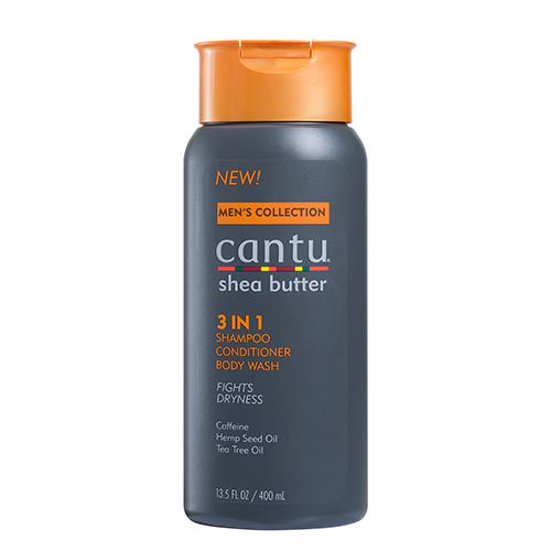 Cantu Mens 3 In 1 Shampoo, Conditioner & Body Wash 13.5OZ