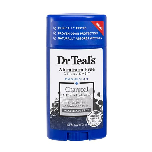 Dr Teal’s Charcoal Deodorant 2.65oz 24/6