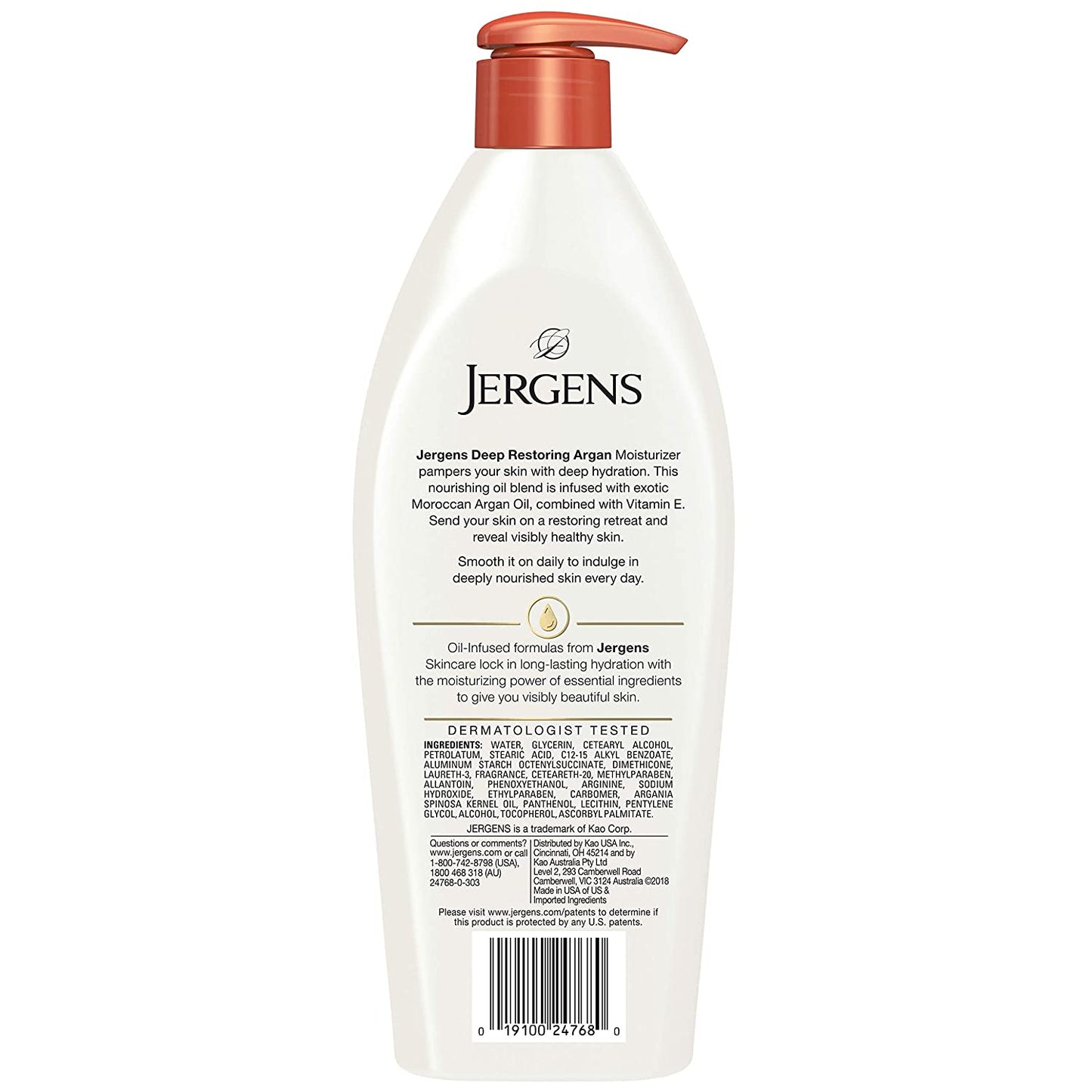 Jergens Deep Restoring Argan 496ml/4