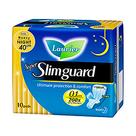 Laurier Super Slimguard Heavy Night 40cm 10S/24