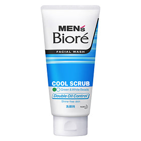 Men's Biore Double Oil Control Cool Scrub 130G/12