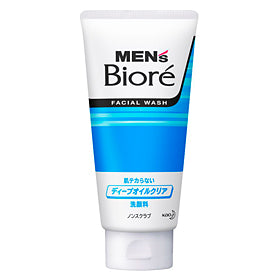 Men's Biore Double Oil Control Cooling Facial Wash 130G/12