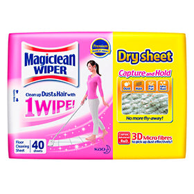 Magiclean Wiper Dry Sheets 40s/24