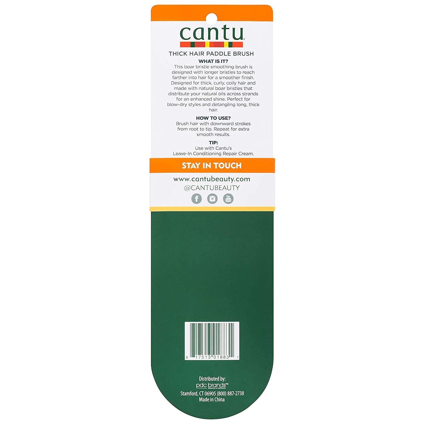 Cantu SMOOTH Thick Hair Peddle Brush /36