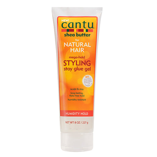 Cantu Mega-Hold Styling Stay Glue Gel 8OZ/12